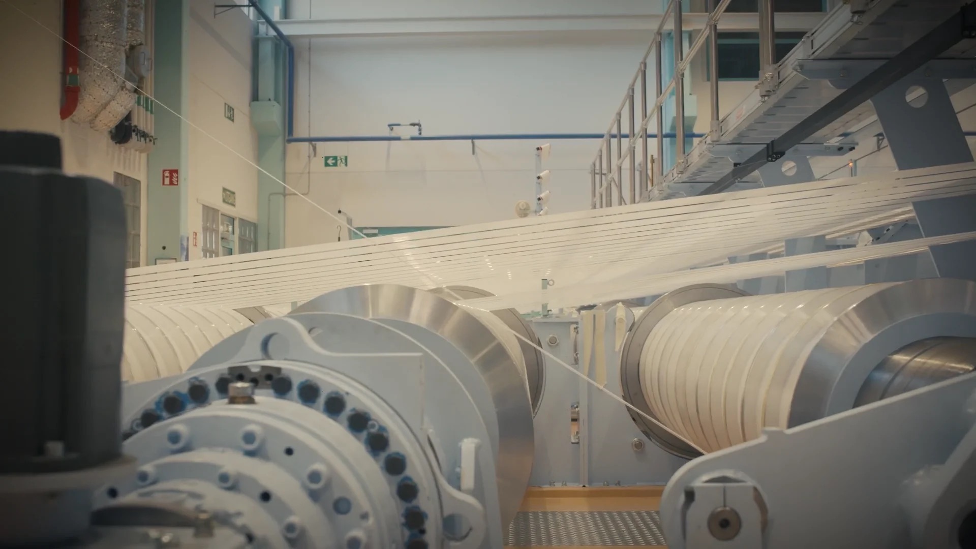 Manufacturing equipment on the factory floor